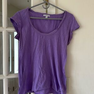 James Perse purple T shirt